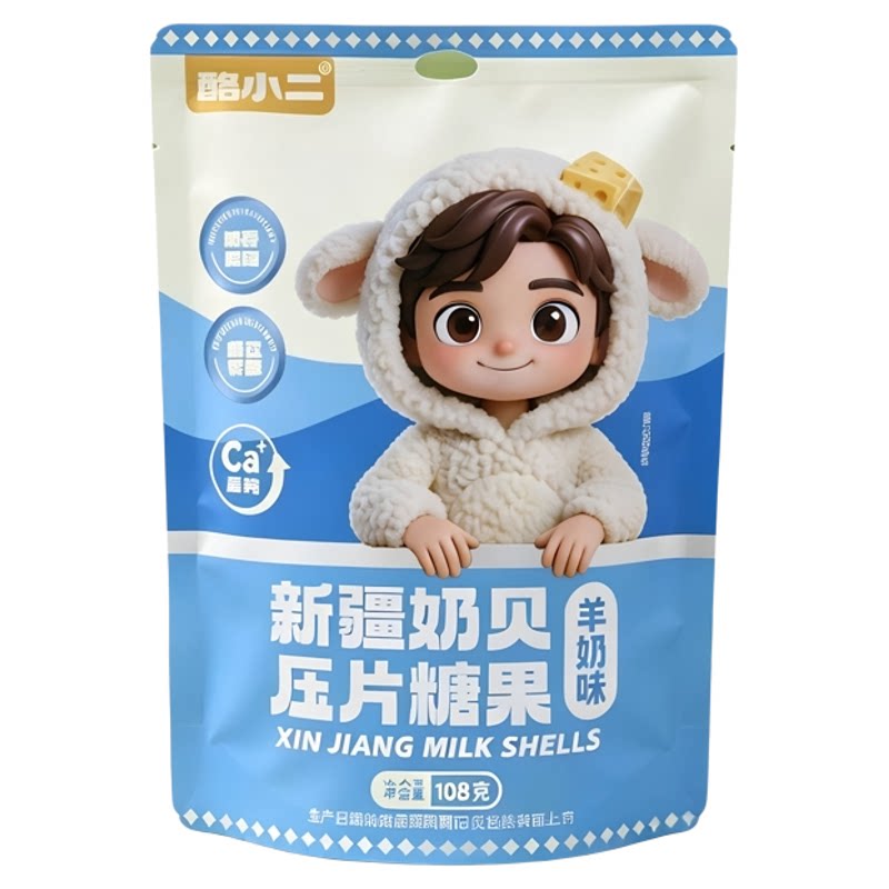 新疆羊奶片酥脆奶香不甜腻