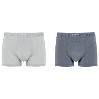 【2件包】爱慕先生25夏沁凉系列男士内裤凉感抗菌轻薄平角裤