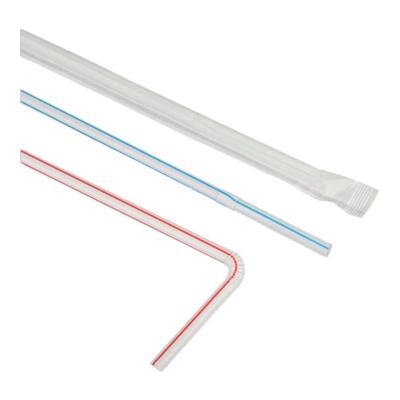 一次性耐高温可弯曲吸管独立包装