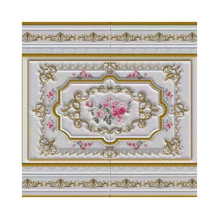 土炕墙围贴纸自粘床头榻榻米软包墙贴农村大炕头墙裙装饰壁纸加厚