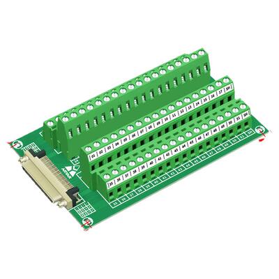 VHDCI 68 小SCSI 68 高密 母头 转接板 槽式端子板端子台 pxi6225