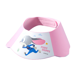 迪士尼朱迪儿童洗头挡水帽婴幼儿洗头神器宝宝洗头帽洗澡防水帽子