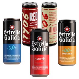 【临期特惠】西班牙进口埃斯特拉啤酒 精酿啤酒拉格