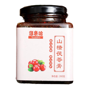 悠乐哈旗舰店山楂茯苓膏280克十二物无蜂蜜鸡内金一马好物