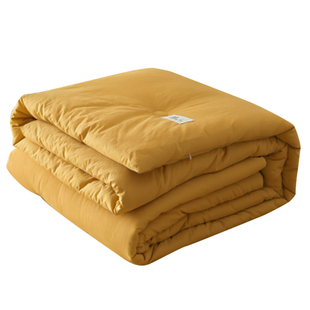 新疆棉花被子带被套冬被加厚保暖纯色棉被褥春秋冬季棉被芯空调被