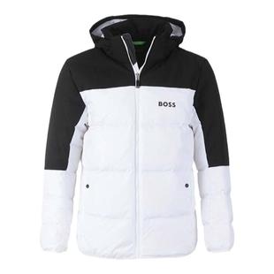 Hugo Boss雨果博斯男士防泼水轻盈连帽羽绒服银泰百货精品 300095