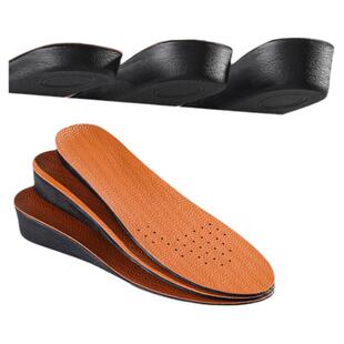 夏季皮鞋牛皮全掌鞋垫内增高透气隐形吸汗男女款小个增高鞋垫神器