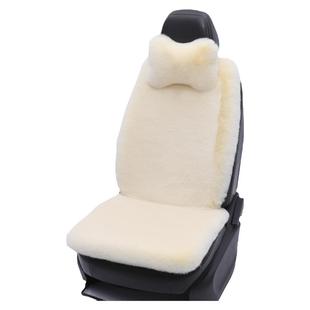 汽车坐垫单片冬季毛绒保暖加热仿兔毛无靠背三件套座垫通用车垫子