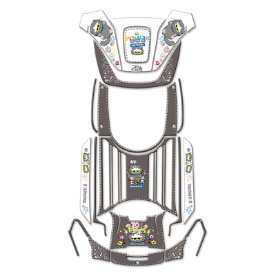 Lumi125脚踏贴脚垫装甲贴纸改装