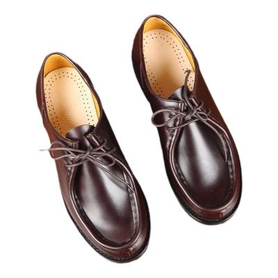 方头复古休闲乐福鞋德比鞋低帮