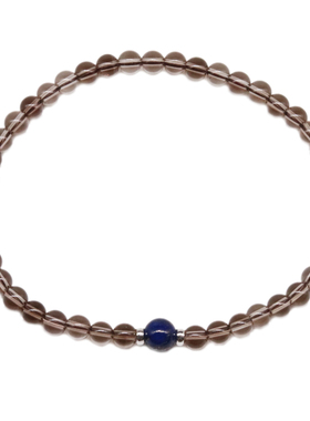 茶水晶原创设计小众手链手串极细