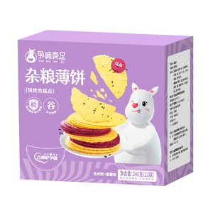 孕味食足粗粮薄饼干营养零食