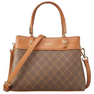 意尔康手提包2026新款斜挎包高级感印花女包中年妈妈包通勤单肩包