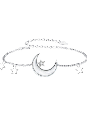 微汀纯银轻奢小众天然白贝母