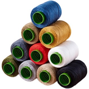 缝纫线卷家用手工缝衣线黑色白色线团缝补衣服针线彩色宝塔线