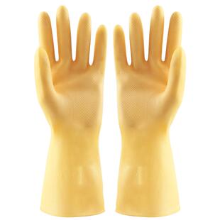 东方红洗碗手套女家务厨房家用清洁天然乳胶防水防滑耐磨洗衣神器