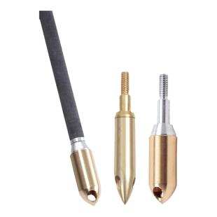 弓箭铜鸣笛箭头三孔响箭头黄铜哨子头6.2mm内径户外箭支射箭配件