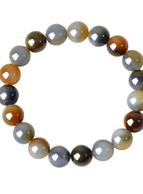 凤飞凰和田玉楼兰三色佛珠手串