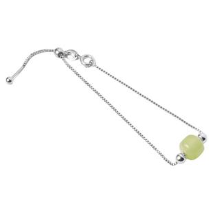 百搭针式细钛钢手链可穿玉石珍珠蜜蜡小孔转运珠diy半成品手绳