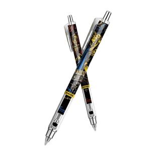 卡游奥特曼自动铅笔光影版第2弹赛罗尊享款儿童活动按动笔不断芯0.5mm小学生一年级2b专用正版书写流畅盲盒笔