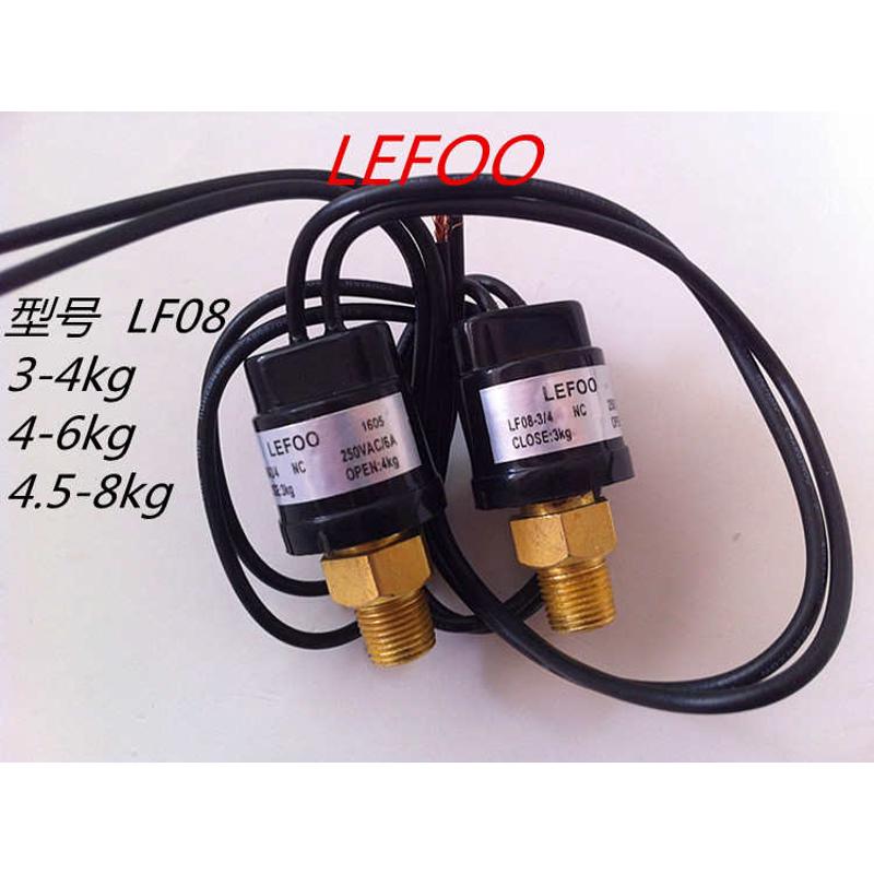 LEFOO力夫LF08压力开关12V220V液压油压气压水压开关空压机控制器