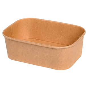 一次性饭盒打包盒食品级牛皮纸外卖快餐盒可微波炉加热野餐便当盒