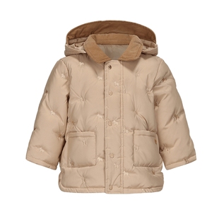 朗姿童装/ETTOI爱多娃儿童鸭绒羽绒服男女童设计感外套冬季新款