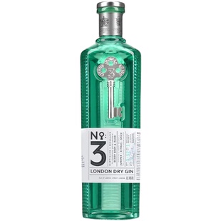颜值与口感并存 英伦3号金酒/东松子 No.3 London Dry Gin 英国