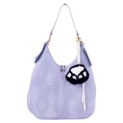 DGENIUS原创编织女包紫色托特包