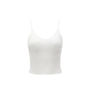 t区VeroModa针织吊带背心女25春夏短款纯色简约黑白百搭