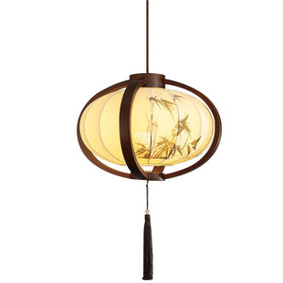 宋代美学卧室书房吊灯中古风复古禅意新中式茶楼餐饮餐厅茶室吊灯