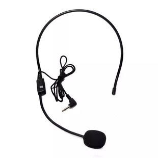 小蜜蜂耳麦扩音器头戴式麦克风教师用有线通用领夹老师教学话筒