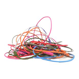 合成器模块连接线EuroRack Modular 3.5mm Patch Cable 5条一包