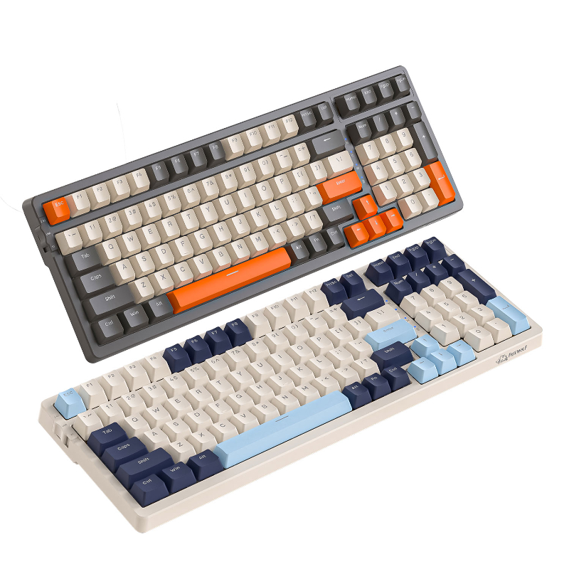 自由狼K8 三模无线蓝牙机械键盘电竞游戏手机平板笔记本电脑通用