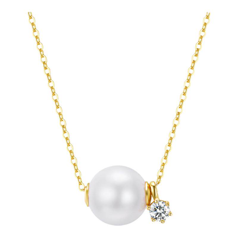 森吾路路通珍珠项链女设计感