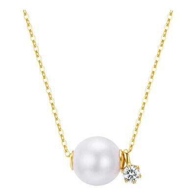 森吾路路通珍珠项链女设计感