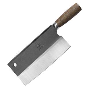 阳江正宗锻打菜刀斩切两用刀家用不锈钢砍骨刀厨师专用酒店大排档