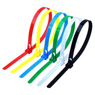 尼龙扎带活扣可松式束带批发塑料重复使用绑带捆扎彩色扎线带札带