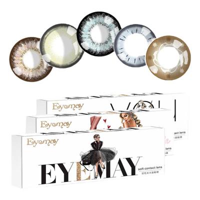 艾魅美瞳半年抛小大直径2025新款正品官网混血隐形眼镜一年抛男