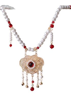 手工古风璎珞长项链女