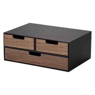 NITORI宜得利家居 桌面置物收纳盒遥控器纸巾收纳多层抽屉盒 NN01