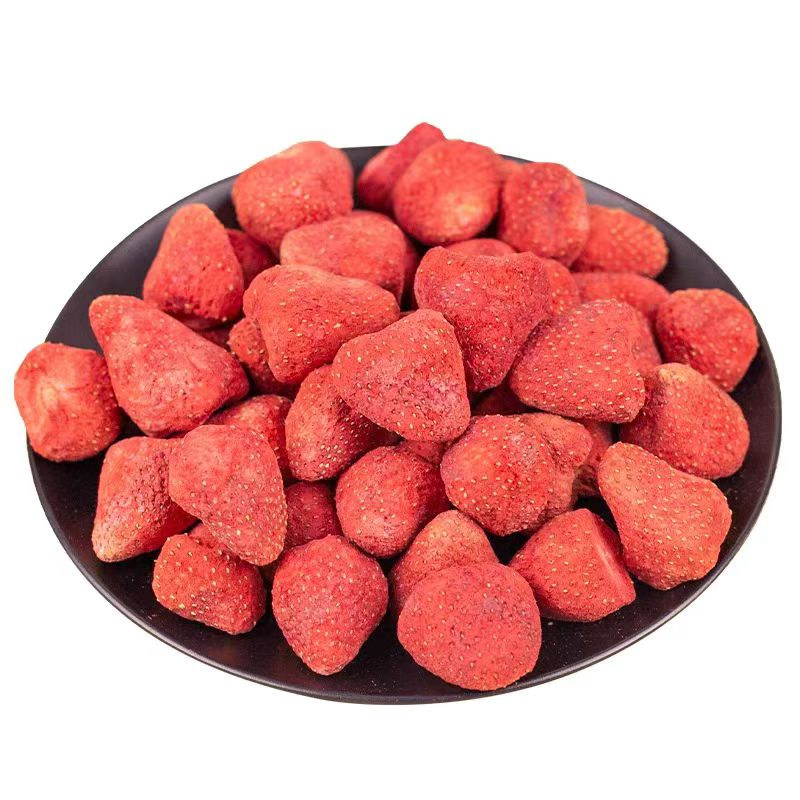 冻干草莓干250g牛轧糖雪花酥烘焙用原材料 水果干草莓脆整颗装饰
