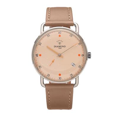 上海钻石手表男自动机械表防水时尚日历6121官方正品男女机械表