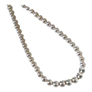 『国货之光』极光淡水珍珠项链国产珍珠大颗粒淡水颈链吉尔德大证