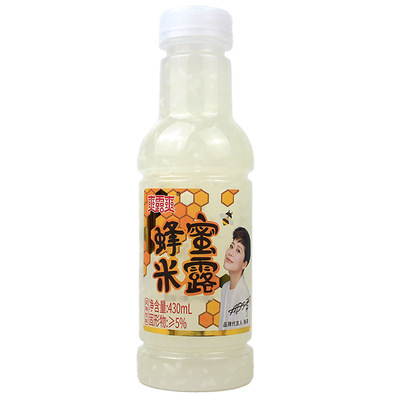 爽露爽米露430ml风味饮料金银花 蜂蜜 双柚 百香果多口味瓶装冷饮