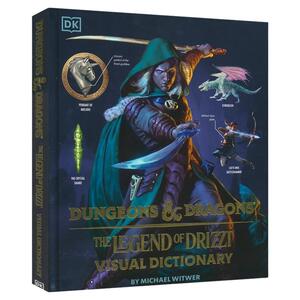 DK Dungeons & Dragons The Legend of Drizzt Visual Dictionary 龙与地下城 崔斯特传奇视觉艺术指南 英文原版进口图书
