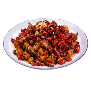 新疆美食柴窝堡萍聚辣子鸡熟食真空装零食礼盒现炒即食3斤大盘鸡