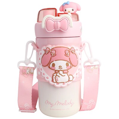 【库洛米正版授权吸管保温杯】