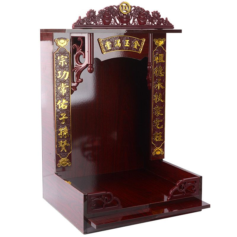 佛龛财神爷神龛家用挂墙神台柜