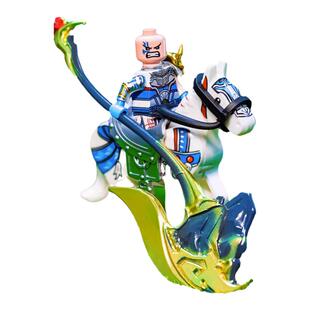 国潮玩具三国演义魏国典韦曹操积木人仔益智拼装儿童迪库三国小侠